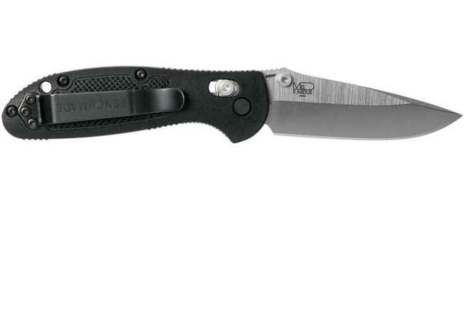 Benchmade Mini Griptilian 556 Pocket Knife PARDUE DROP PT GRIP AXS STUD 556