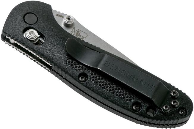 Benchmade Mini Griptilian 556 Pocket Knife PARDUE DROP PT GRIP AXS STUD 556