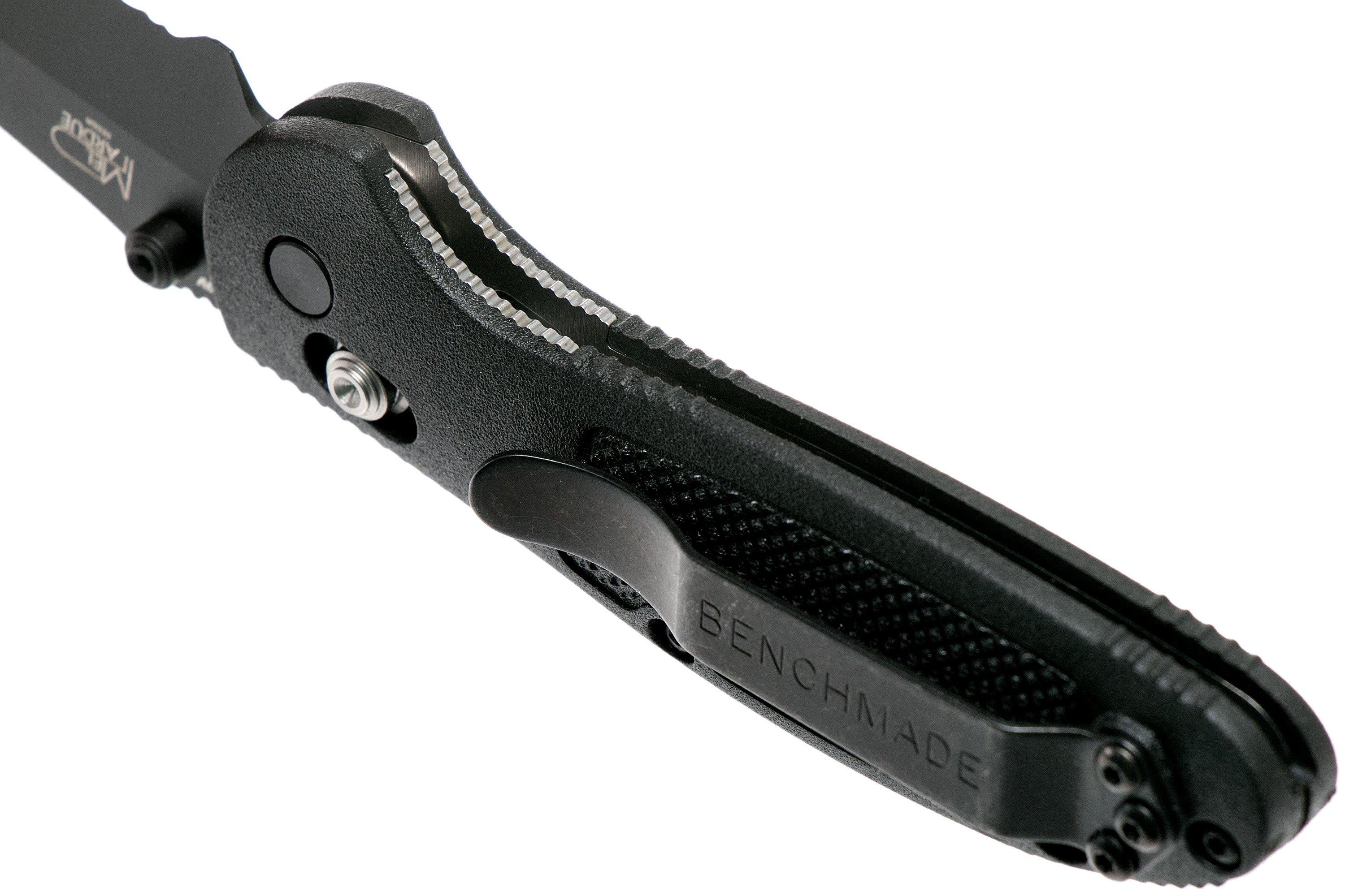 Benchmade MiniGriptilian 556SBKS30V Serrated pocket knife, Mel Pardue