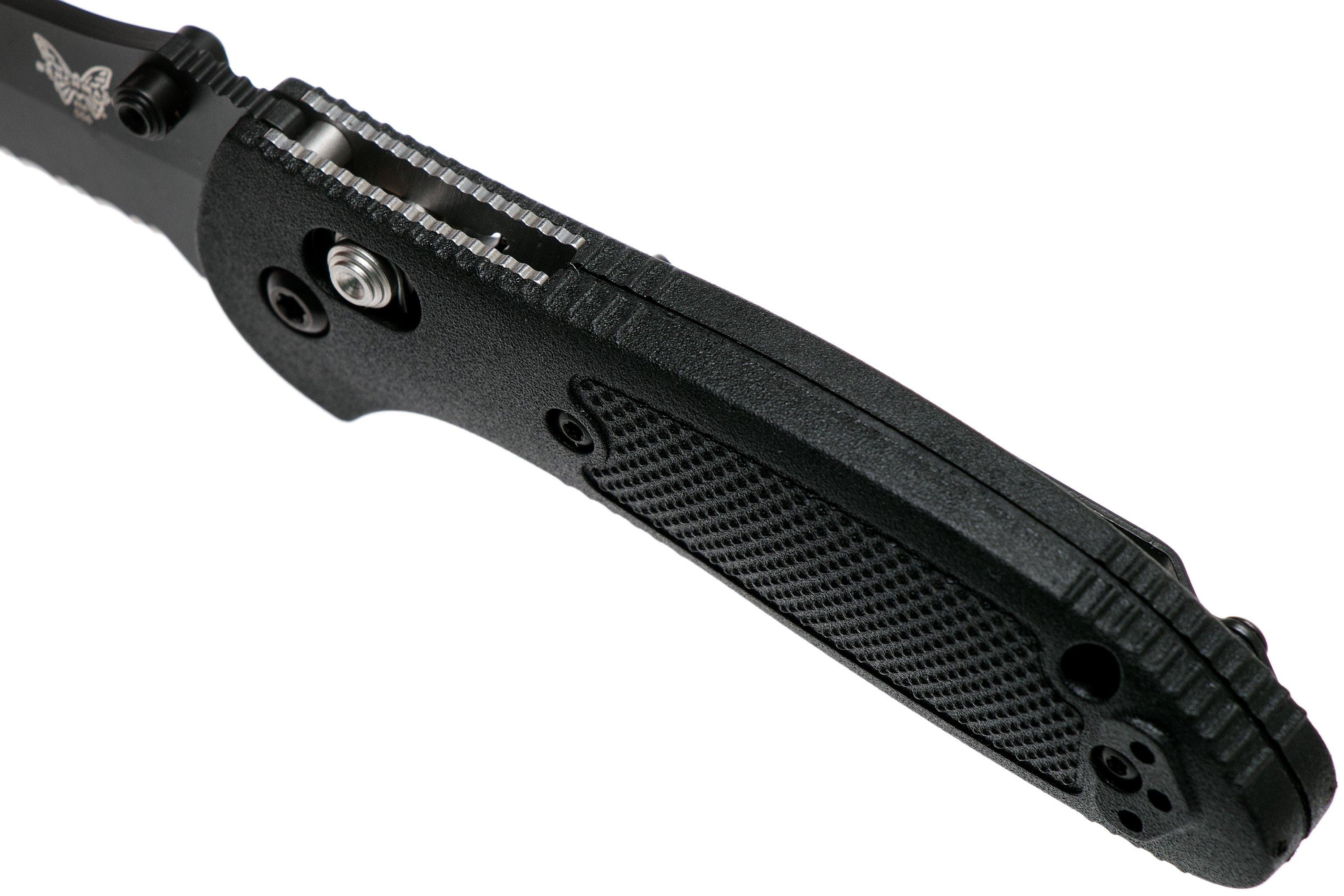 Benchmade MiniGriptilian 556SBKS30V Serrated zakmes, Mel Pardue