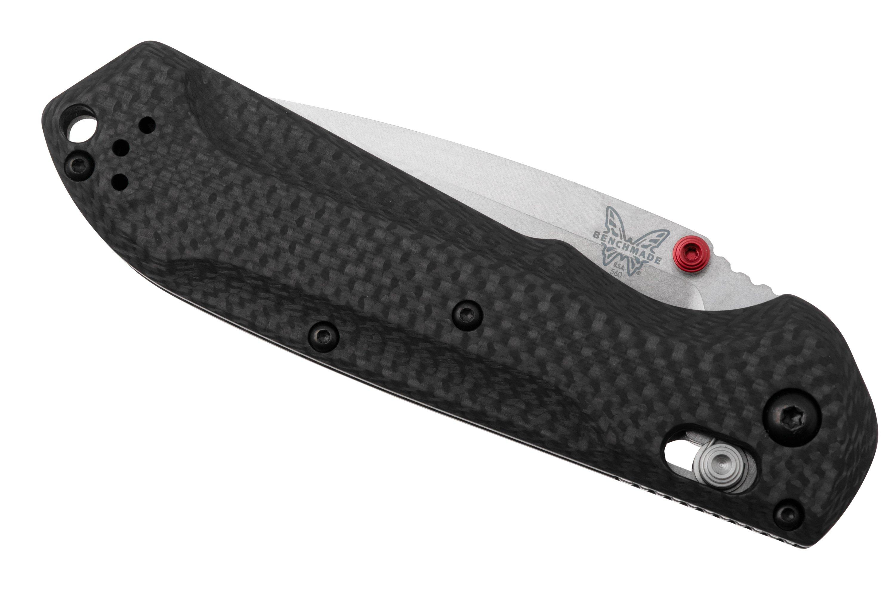 Benchmade Mini Freek AXIS Lock Knife Carbon Fiber S90V (3