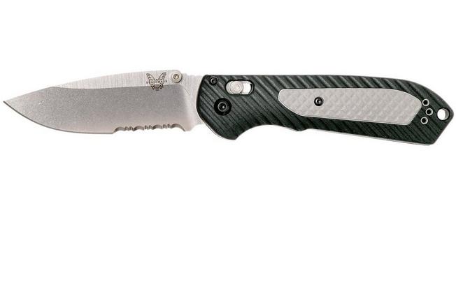 Image for Benchmade 560S Freek pocket knife, serrated edge satin blade