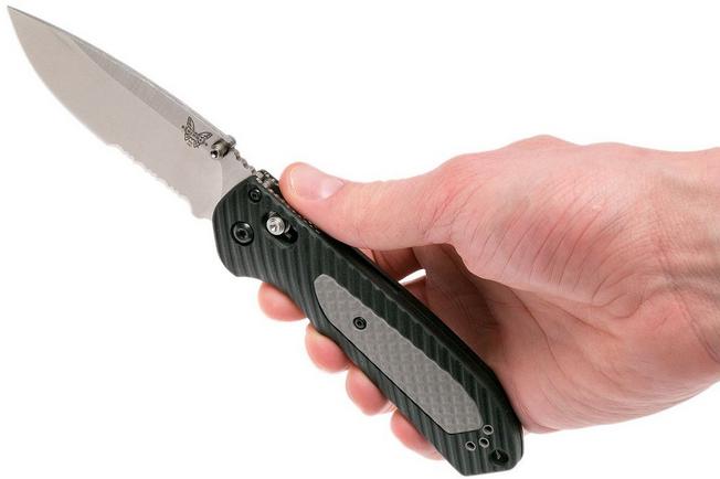 Image for Benchmade 560S Freek pocket knife, serrated edge satin blade