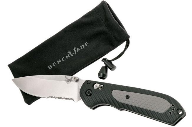 Image for Benchmade 560S Freek pocket knife, serrated edge satin blade