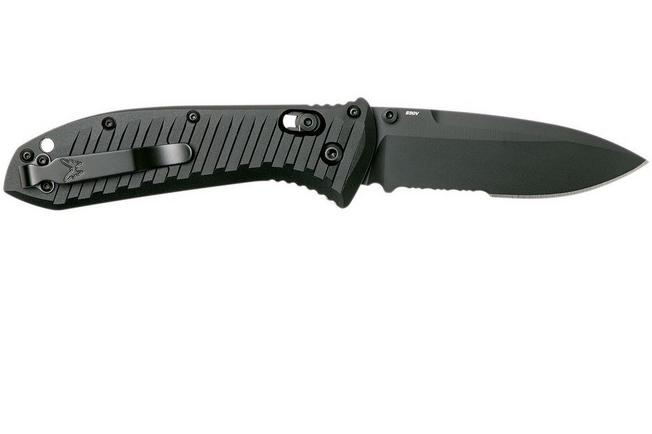 Image for Benchmade Presidio II 570SBK pocket knife, serrated edge black blade