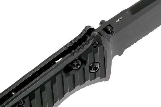 Image for Benchmade Presidio II 570SBK pocket knife, serrated edge black blade