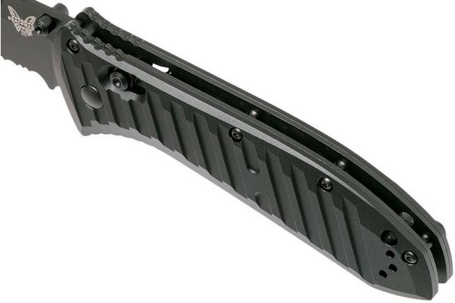 Image for Benchmade Presidio II 570SBK pocket knife, serrated edge black blade