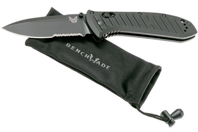 Image for Benchmade Presidio II 570SBK pocket knife, serrated edge black blade