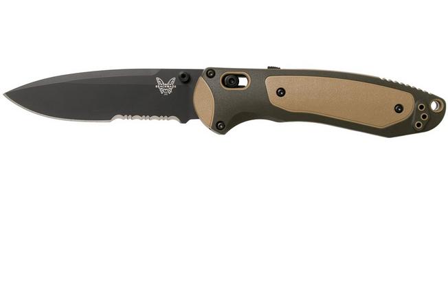 Imagen para Benchmade Boost Federal Government Exclusive 590SBK-1 Tan Serrated navaja