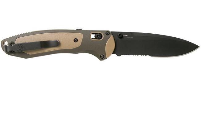 Imagen para Benchmade Boost Federal Government Exclusive 590SBK-1 Tan Serrated navaja