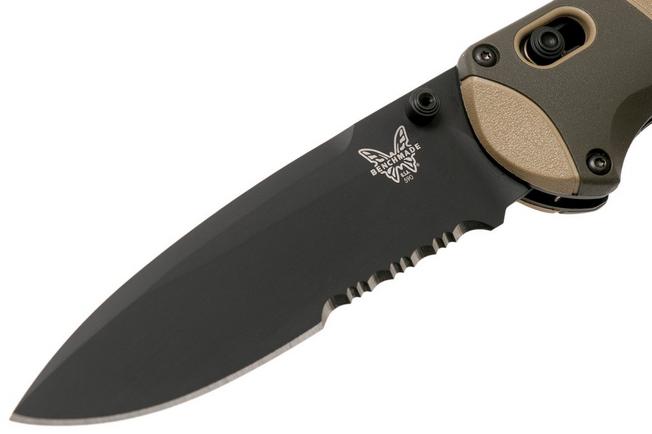 Imagen para Benchmade Boost Federal Government Exclusive 590SBK-1 Tan Serrated navaja