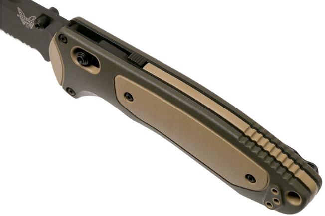 Imagen para Benchmade Boost Federal Government Exclusive 590SBK-1 Tan Serrated navaja