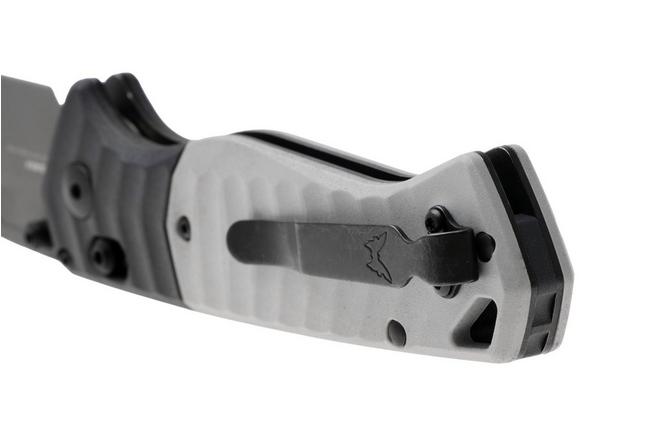Afbeelding voor Benchmade P.S.K. 593GY-02 Cerakote Elmax, Tempest Gray FRN, outdoorzakmes