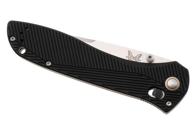 Afbeelding voor Benchmade 710-25 Stonewashed Böhler M30, Black Aluminum, zakmes