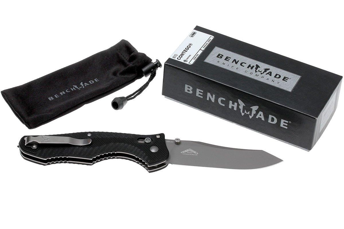 Benchmade 810 Osborne Contego plain edge | Advantageously shopping at  Knivesandtools.com