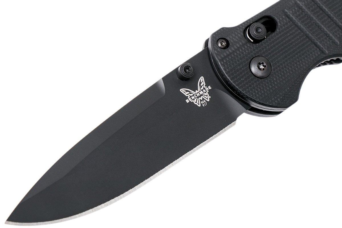 Benchmade 917BK Triage rescue knife, black coating, plain edge