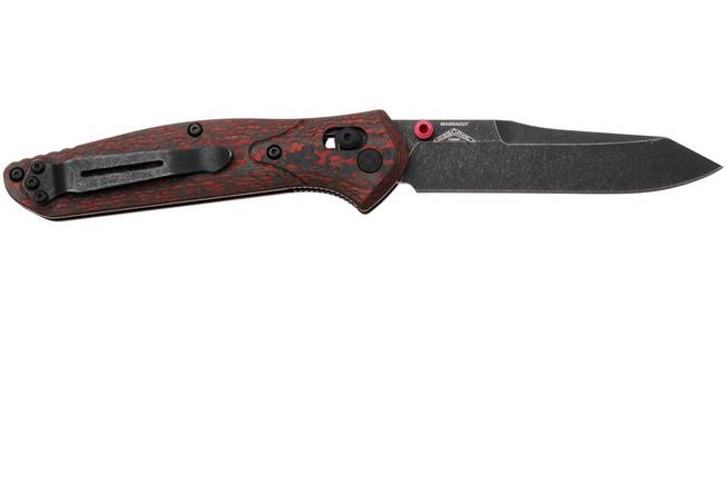 Image pour Benchmade Osborne 940BK-2502, DLC Battle Washed CPM MagnaCut, Lava Flow Fatcarbon Carbon Fiber, 2025 Limited Edition couteau de poche