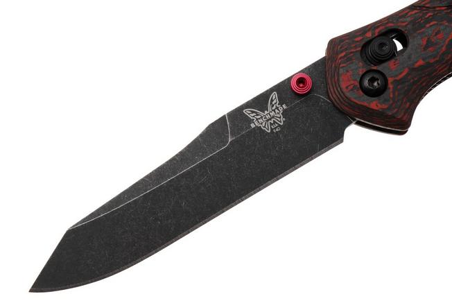 Image pour Benchmade Osborne 940BK-2502, DLC Battle Washed CPM MagnaCut, Lava Flow Fatcarbon Carbon Fiber, 2025 Limited Edition couteau de poche