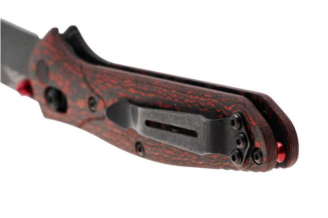 Image pour Benchmade Osborne 940BK-2502, DLC Battle Washed CPM MagnaCut, Lava Flow Fatcarbon Carbon Fiber, 2025 Limited Edition couteau de poche
