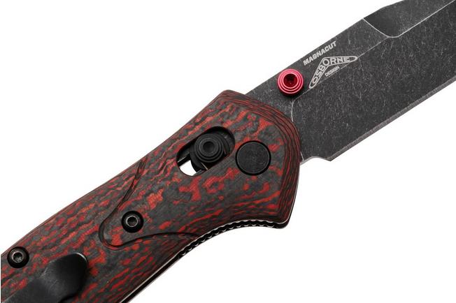 Image pour Benchmade Osborne 940BK-2502, DLC Battle Washed CPM MagnaCut, Lava Flow Fatcarbon Carbon Fiber, 2025 Limited Edition couteau de poche