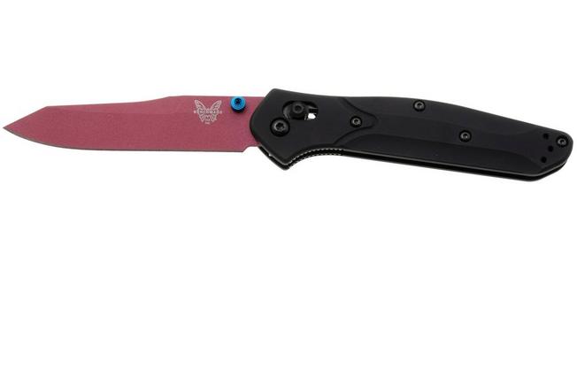 Afbeelding voor Benchmade Osborne 940CN-2504, Cranberry Frost Cerakote CPM-S30V, Black 6061-T6 Aluminum, 2025 Limited Edition zakmes