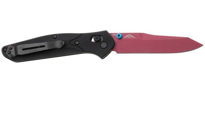 Afbeelding voor Benchmade Osborne 940CN-2504, Cranberry Frost Cerakote CPM-S30V, Black 6061-T6 Aluminum, 2025 Limited Edition zakmes