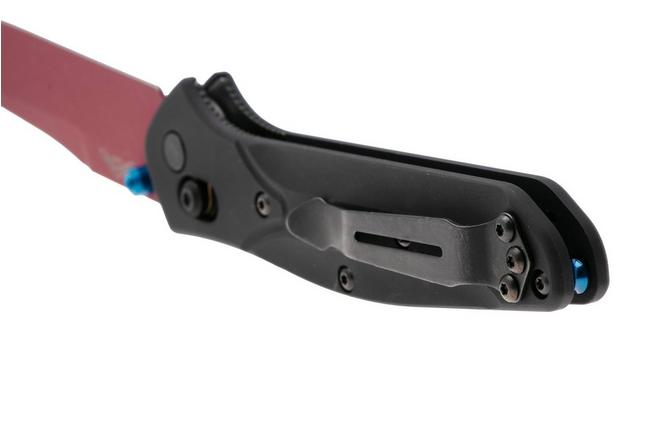 Afbeelding voor Benchmade Osborne 940CN-2504, Cranberry Frost Cerakote CPM-S30V, Black 6061-T6 Aluminum, 2025 Limited Edition zakmes
