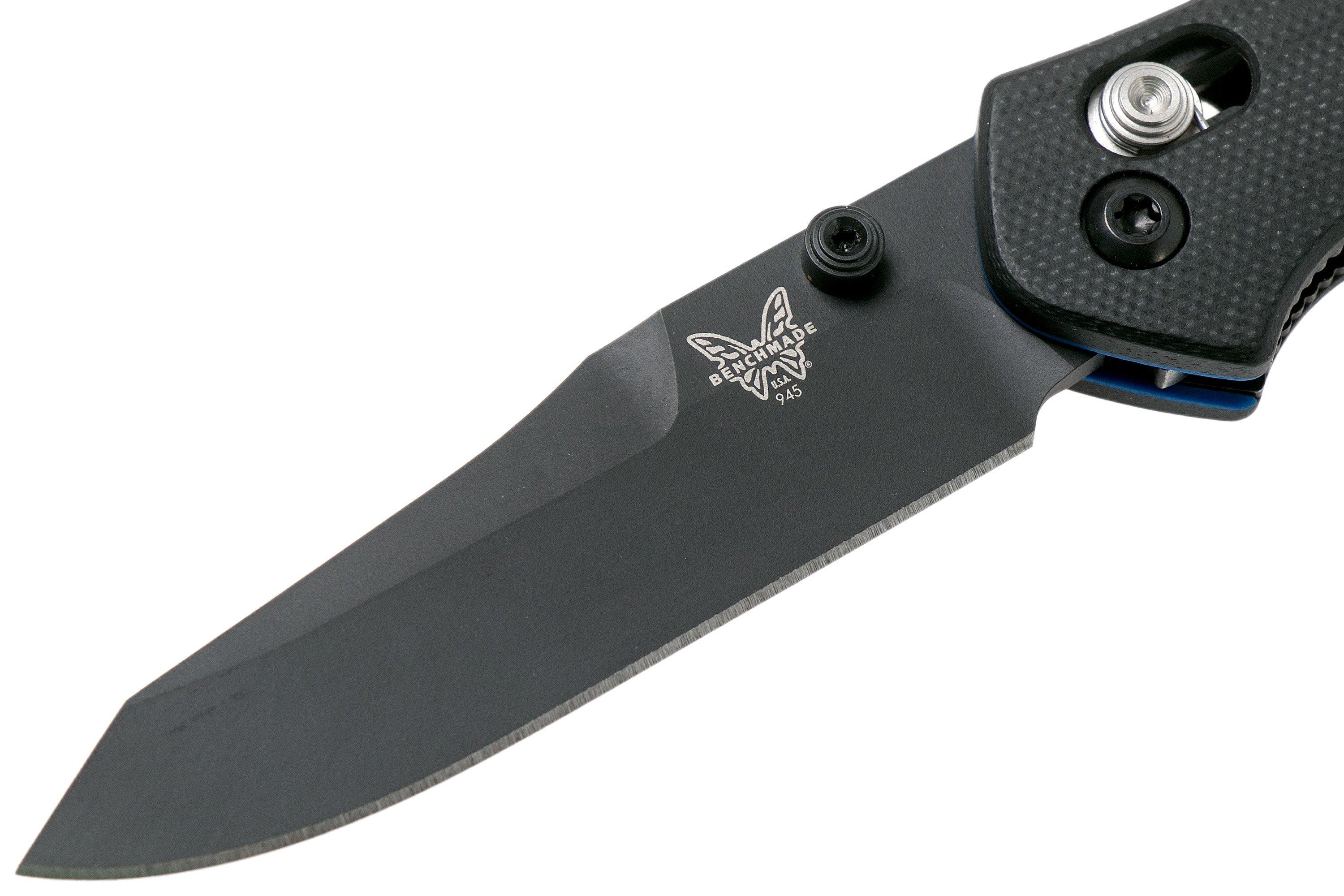 Benchmade 945BK1 Black Mini Osborne pocket knife, Warren Osborne