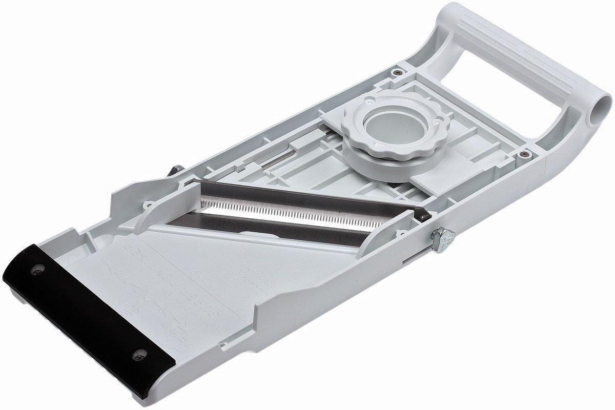 Mandolino Benriner In Acciaio Inox - Affettaverdure Con 4 Lame Intercambiabili, Regolazione 0,5-5 Mm