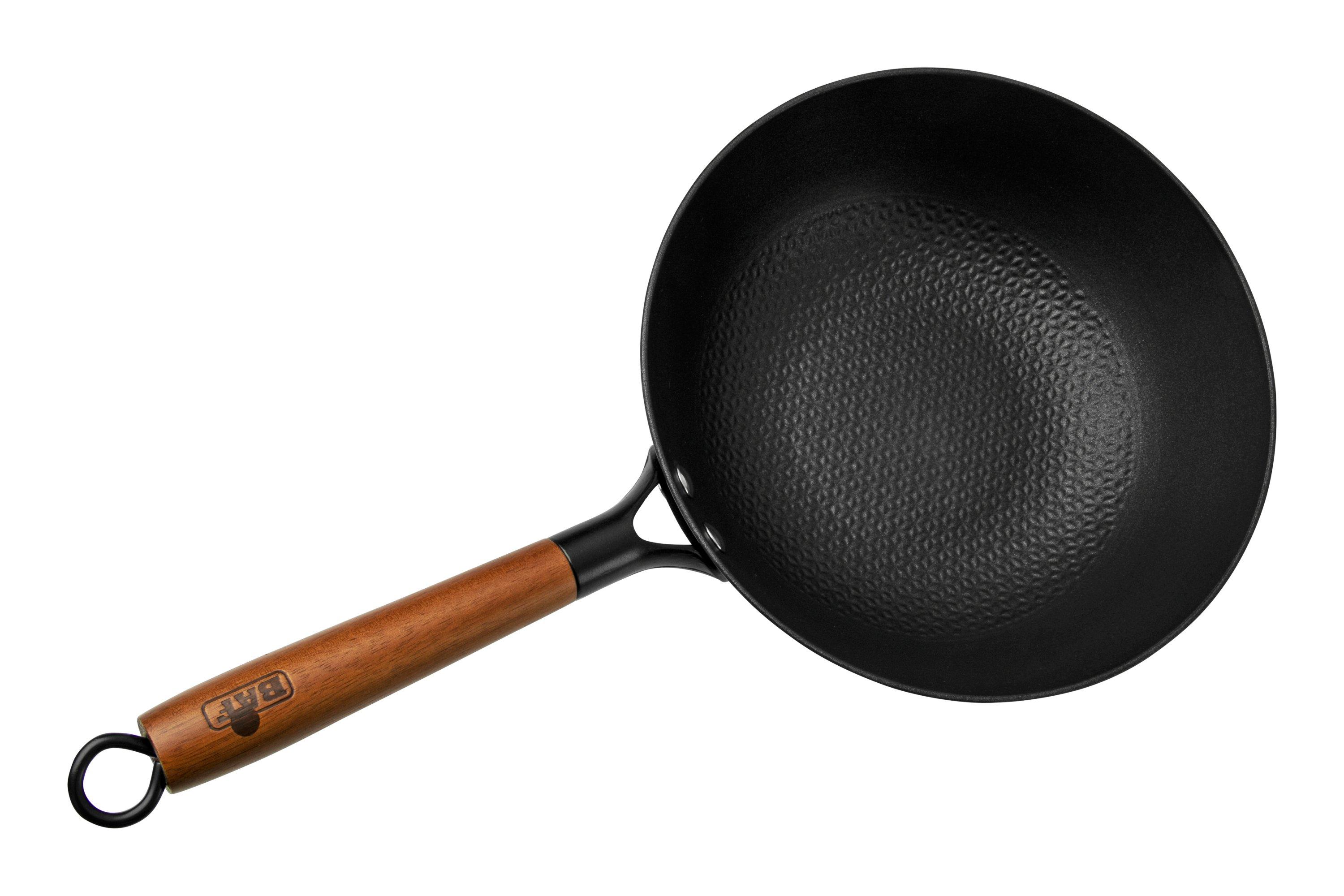 Cast Iron Pancake Pan 23cm Wood Handle