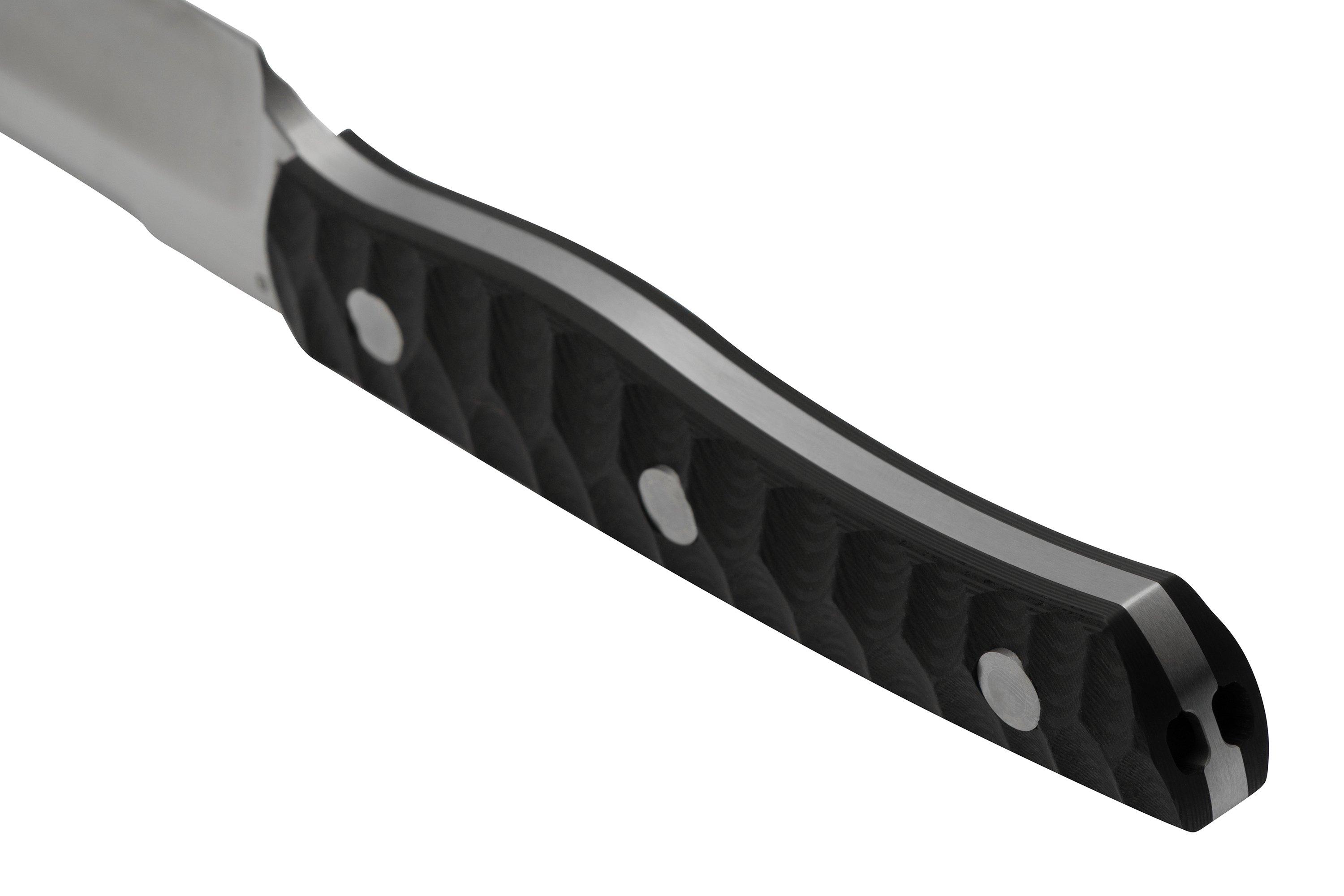 Bestech Heidi Blacksmith #2 Hollow Compound Grind, Satin, Carbon Fiber ...
