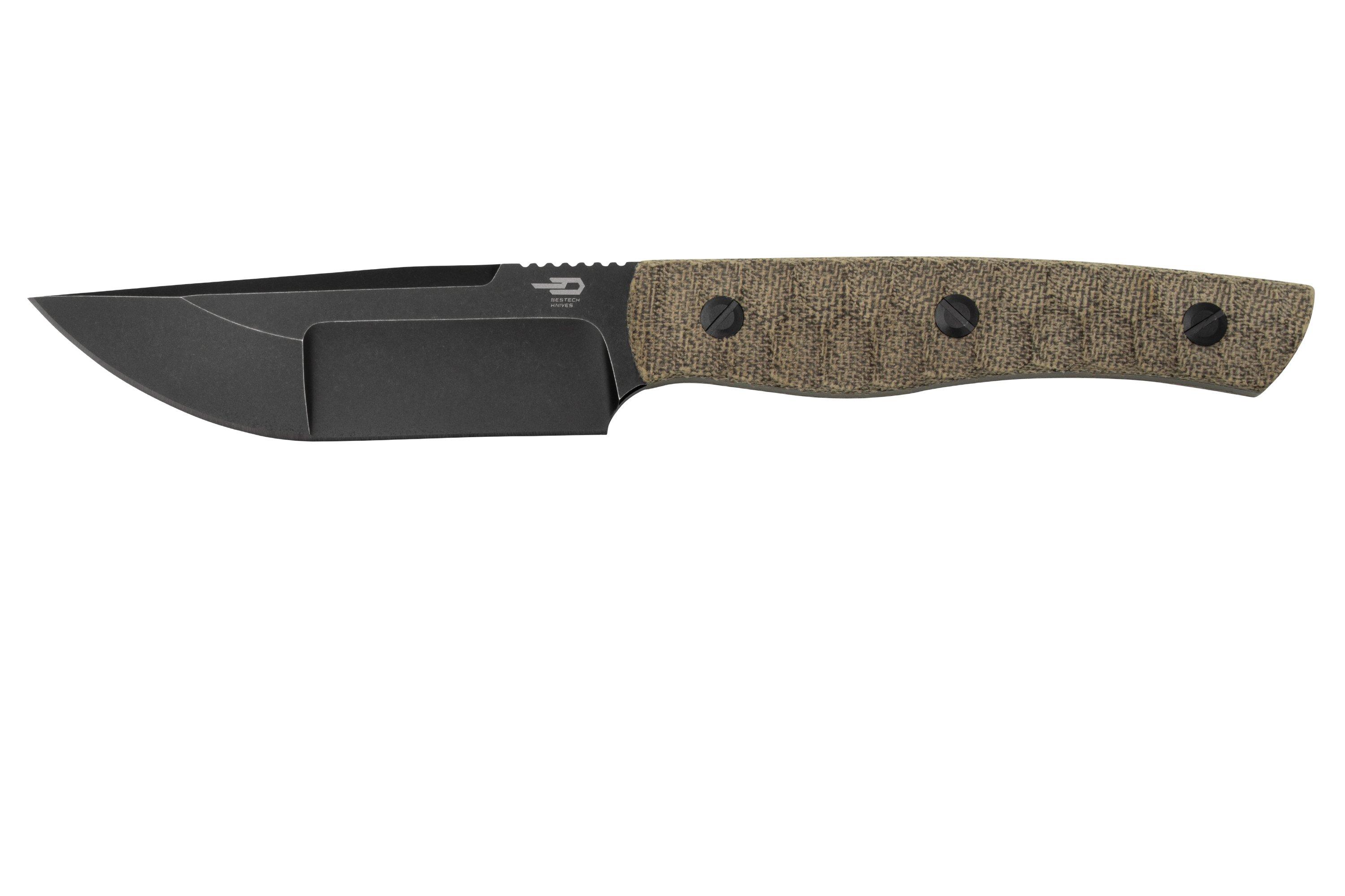 Bestech Heidi Blacksmith #2 Hollow Compound Grind, Black