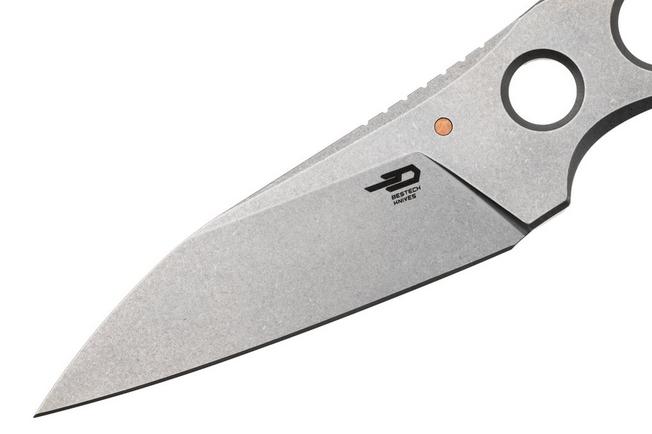 Afbeelding voor Bestech VK-Core BFK05A Stonewashed 14C28N, vaststaand mes