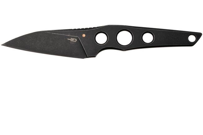 Afbeelding voor Bestech VK-Core BFK05B Black Stonewashed 14C28N, vaststaand mes, Vulpex Knives design