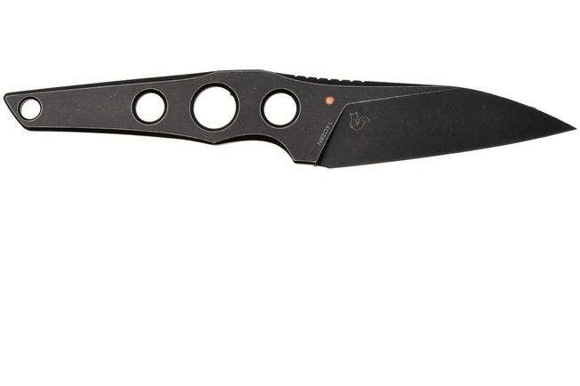 Afbeelding voor Bestech VK-Core BFK05B Black Stonewashed 14C28N, vaststaand mes, Vulpex Knives design