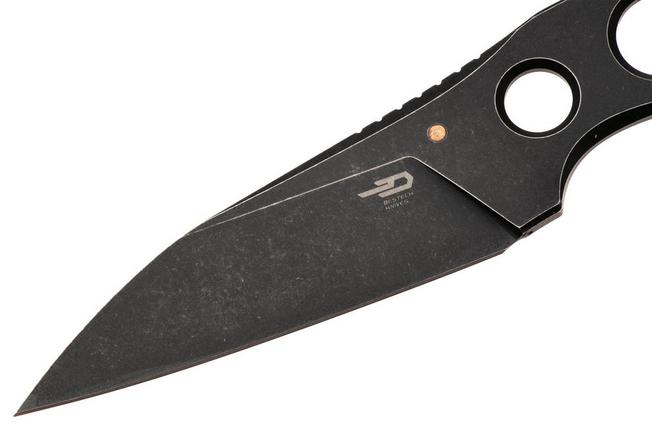 Afbeelding voor Bestech VK-Core BFK05B Black Stonewashed 14C28N, vaststaand mes, Vulpex Knives design