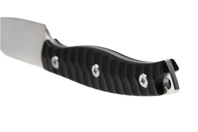 Afbeelding voor Bestech Heidi Blacksmith #3 BFK07A Satin 14C28N Sheepsfoot, Black G10, vaststaand mes