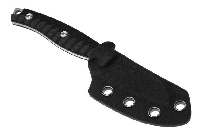 Afbeelding voor Bestech Heidi Blacksmith #3 BFK07A Satin 14C28N Sheepsfoot, Black G10, vaststaand mes