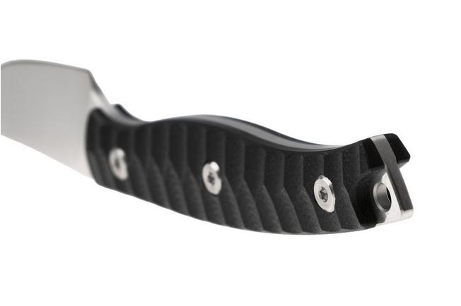 Afbeelding voor Bestech Heidi Blacksmith #3 BFK08A Satin 14C28N Clippoint, Black G10, vaststaand mes