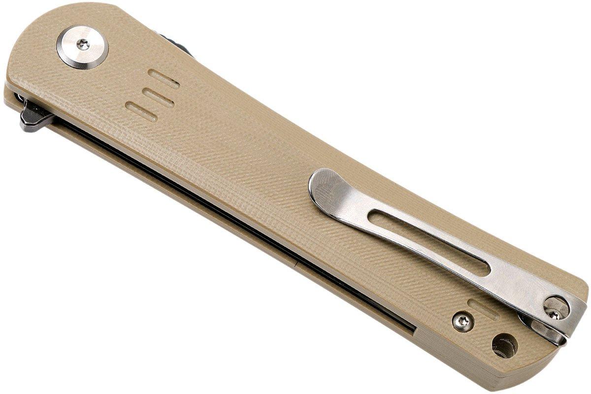 Bestech Kendo Tan G10 BG06C-2 pocket knife | Advantageously