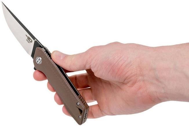 Image for Bestech Thorn Tan G10 BG10C-1 pocket knife