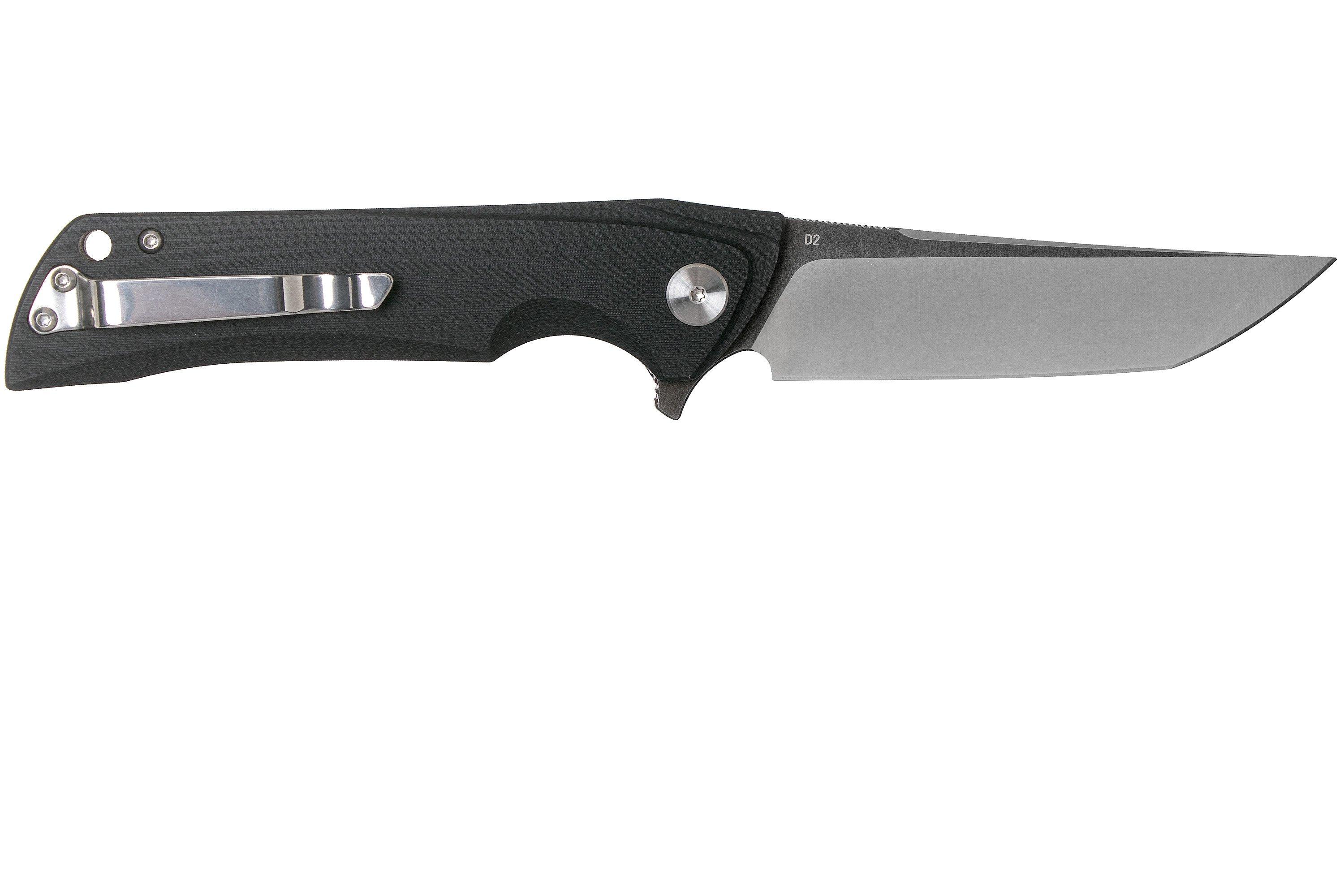 Bestech Paladin Black G10, Two Tone Black BG16A-2 Pocket Knife ...