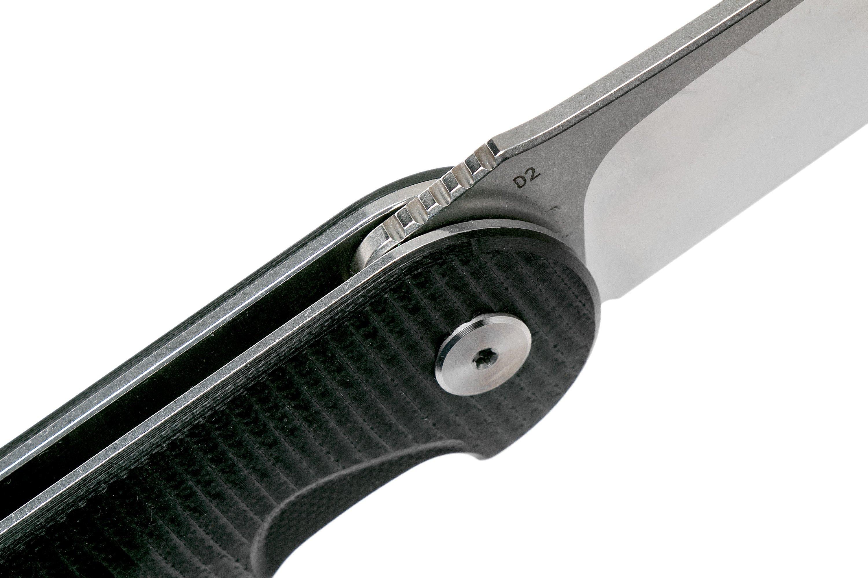 Bestech Torpedo BG17A-1 Black G10 pocket knife | Advantageously ...