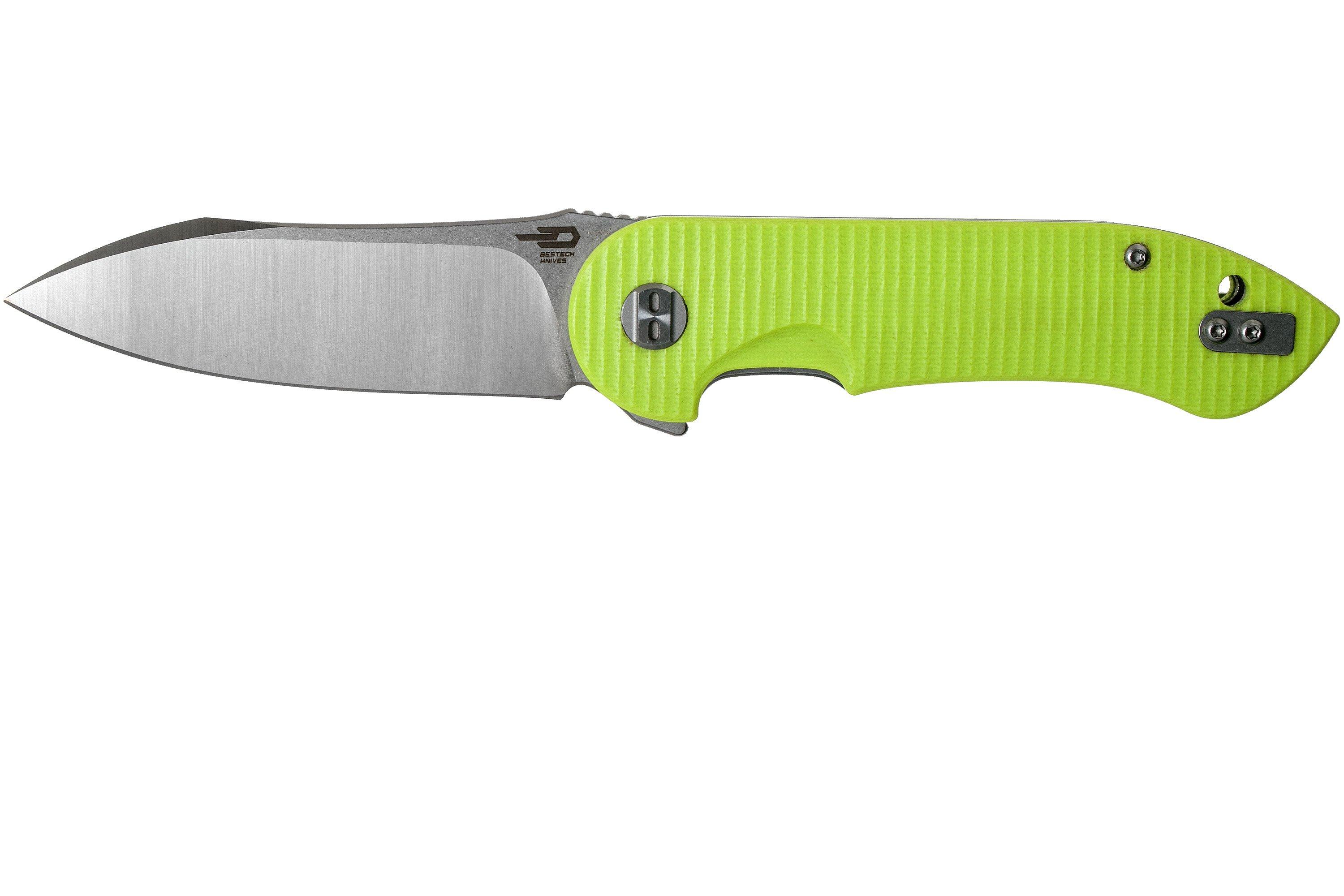 Bestech Torpedo BG17C-1 Green G10 pocket knife | Advantageously ...