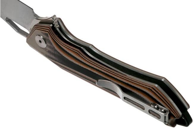 Imagen para Bestech Platypus BG28C Black/Orange/Beige navaja
