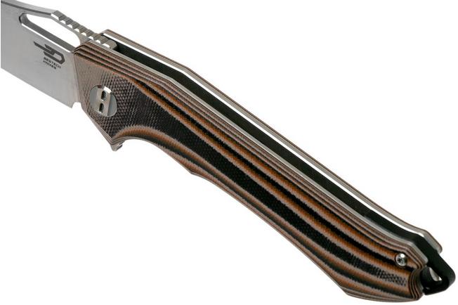 Imagen para Bestech Platypus BG28C Black/Orange/Beige navaja