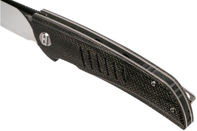 Imagen para Bestech Swift BG30B-2 Satin Black, Black Micarta navaja