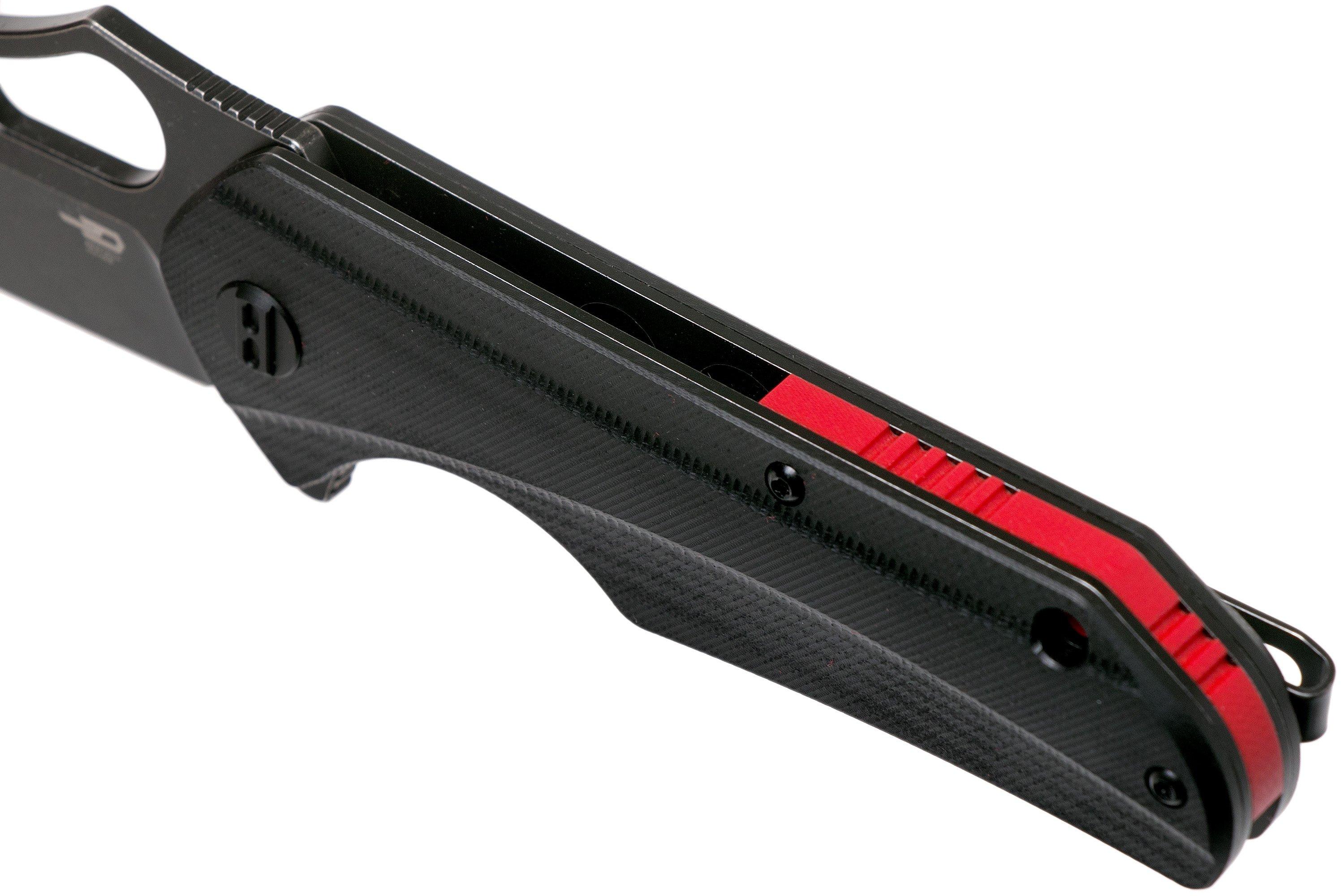 Bestech Operator BG36B Black G10, Blackwashed pocket knife ...