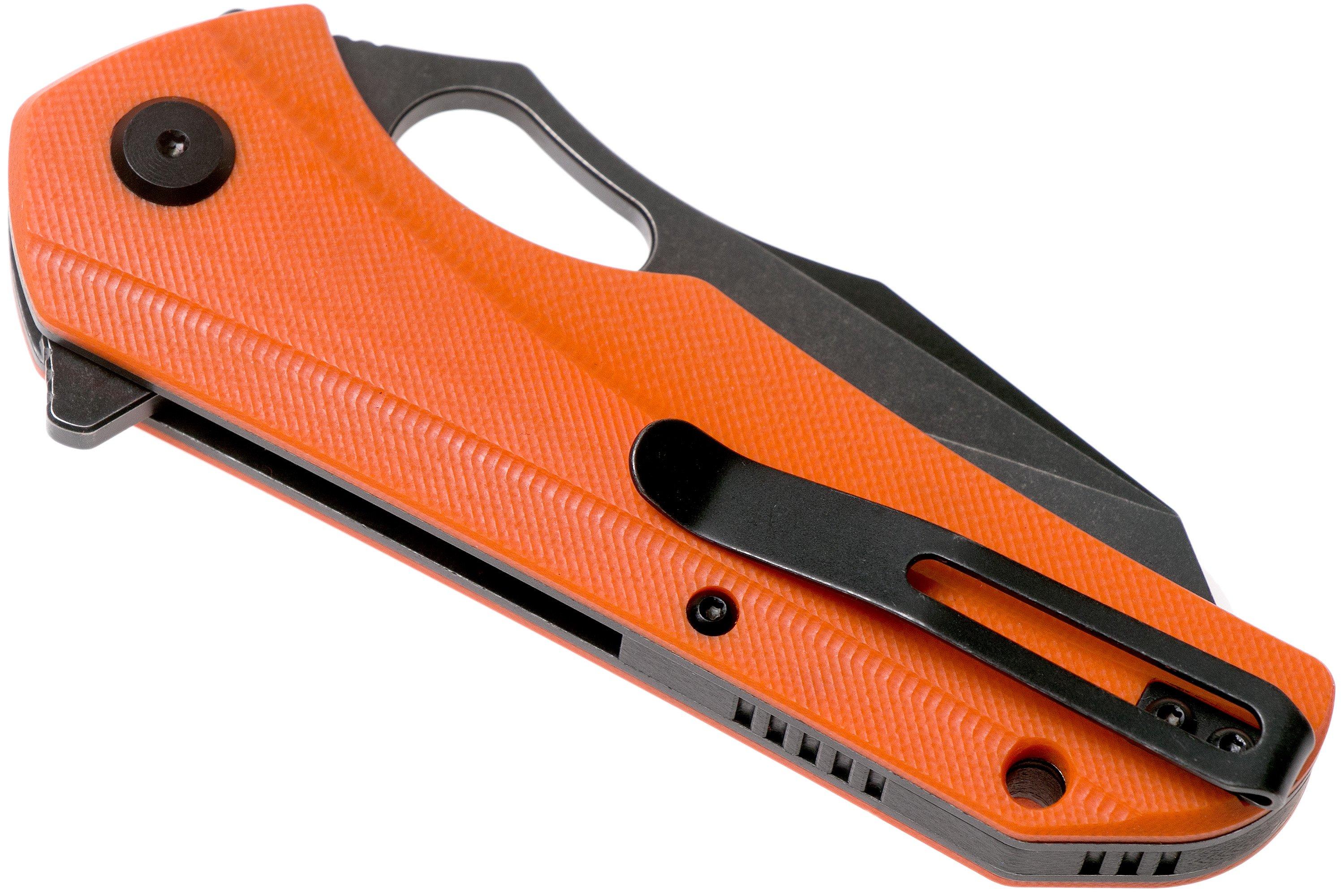 Bestech Operator BG36E Orange G10, Blackwashed pocket knife ...