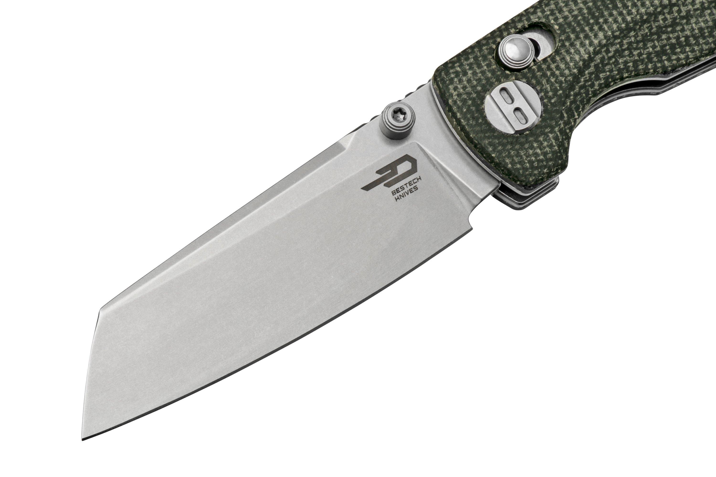 Bestech Slasher BG43A-1 Black Micarta, pocket knife | Advantageously ...